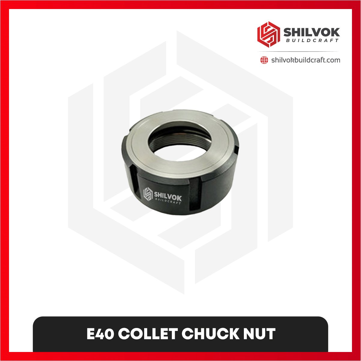 CLAMPING NUT-01 E40 COLLET CHUCK NUT - Image 1