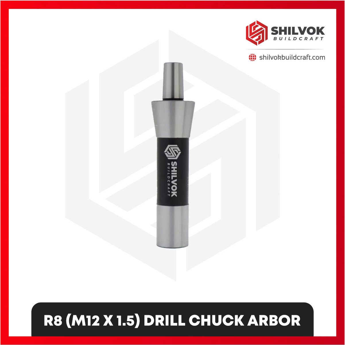 R8 (M12 X 1.5) DRILL CHUCK ARBOR R8 (M12 X 1.5) DRILL CHUCK ARBOR - Image 1