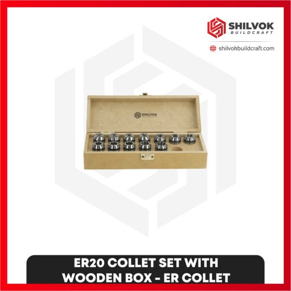 ER20 | ER COLLET SET WITH WOODEN BOX-ER COLLET