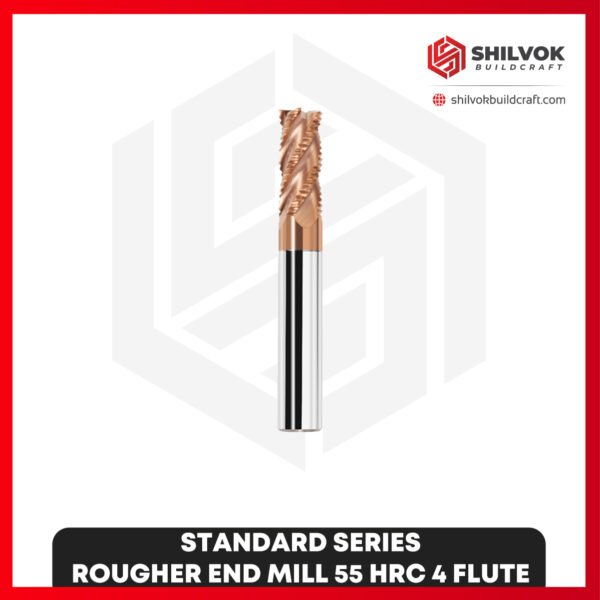 STANDARD SERIES | ROUGHER End Mill 55 HRC 4 Flute