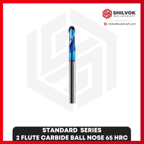 STANDARD SERIES | 2 Flute Carbide Ball Nose 65 HRC
