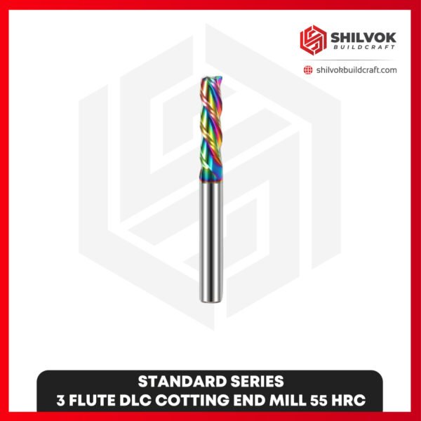 STANDARD SERIES | 3 Flute DLC Cotting End Mill 55 HRC